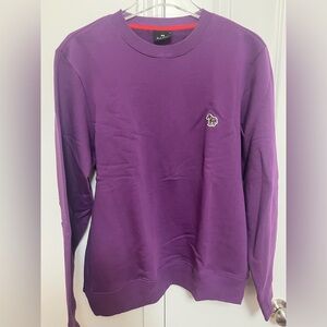 Ps Paul Smith like brand new no tags size M zebra logo organic sweatshirt